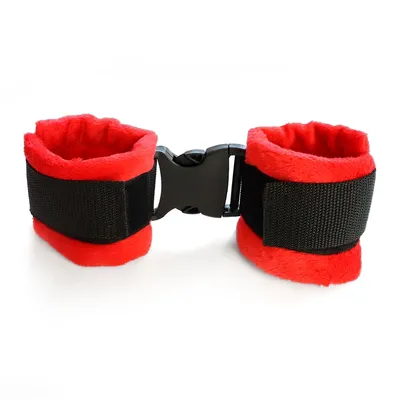 Наручники Art of Sex - Handcuffs Soft Touch, червоні