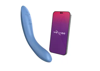 Смарт-вібратор We-Vibe Rave 2 Twisted Pleasure Blue, для точки G та входу в піхву