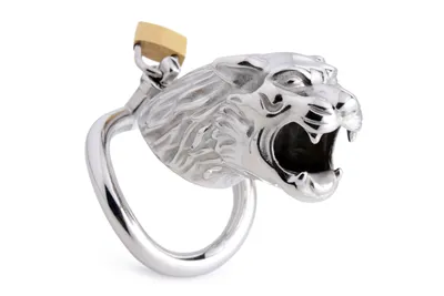 Клітка для пеніса Master Series Tiger King Cock Cage With Lock