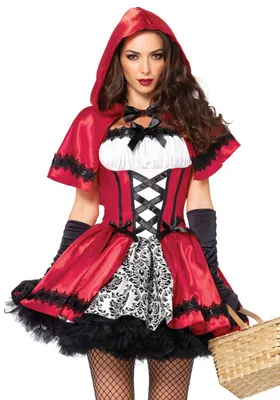 Еротичний костюм Червоної шапочки Leg Avenue Gothic Red Riding Hood, розмір L