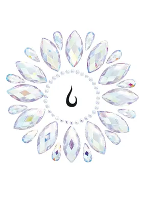 Стрази-наліпки для тіла Leg Avenue Fluer body jewels sticker у формі квітки