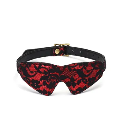 Маска на очі Liebe Seele Victorian Garden Blindfold з рубіновим мереживом