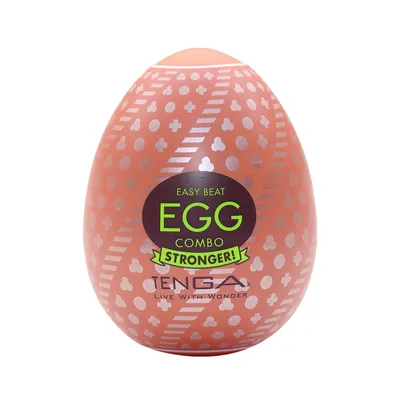 Мастурбатор-яйце Tenga Egg Combo, щільний TPE, Японія