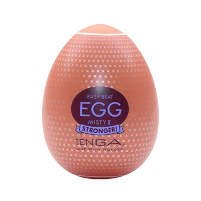 Мастурбатор-яйце Tenga Egg Misty II, щільний TPE, Японія