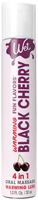 Лубрикант на водній основі Wet Warming Black Cherry 4 in 1, 30 мл