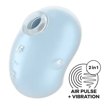 Вакуумний кліторальний стимулятор Satisfyer Cutie Ghost Blue