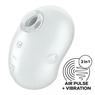 Вакуумний кліторальний стимулятор Satisfyer Cutie Ghost White