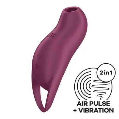 Вакуумний кліторальний стимулятор Satisfyer Pocket Pro 1 Purple