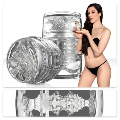 Мастурбатор Fleshlight Quickshot Stoya, двосторонній, наскрізний, зліпок вульви та ануса