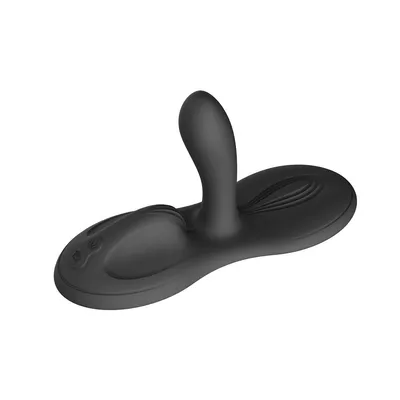 Sit-on-top смарт-вібратор Zalo Flora Smart Vibrating Pad, Obsidian Black, 9 моторів