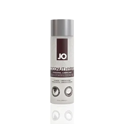 Лубрикант-крем JO Coconut Hybrid ORIGINAL з кокосовою олією, 240 мл, білий