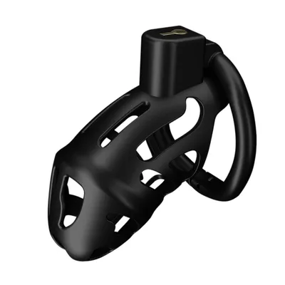Клітка для пеніса LOCKINK SEVANDA Naja-Cobra Chastity Cage Satin Black, 3 кільця