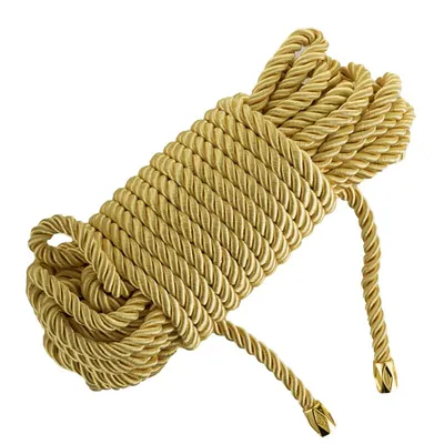 Мотузка для шибарі LOCKINK SEVANDA Shibari Pratice Rope, золотиста, 8 м