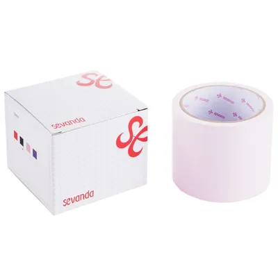 Скотч для бондажу LOCKINK SEVANDA Electrostatic Tape, блідо-рожевий, 16 м