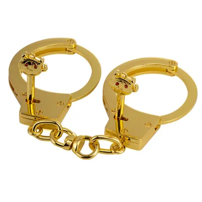 Наручники LOCKINK Pretty-sub Handcuffs, золотисті, металеві