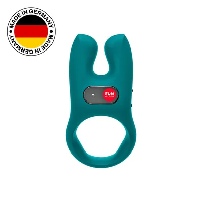 Ерекційне віброкільце Fun Factory NŌS deep sea blue, 2 мотори