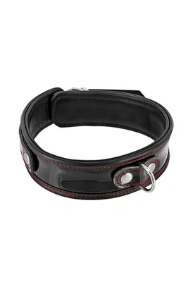 Нашийник із натуральної шкіри Fetish Tentation Premium Patent leather choker