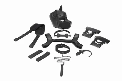Набір BDSM аксесуарів Master Series Luxury Pup Arsenal Set - Black