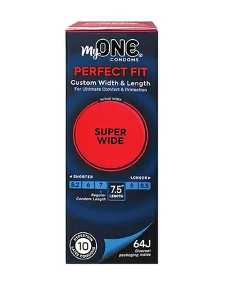 Презервативи MyONE Super Wide, 10 шт, ONE (США)