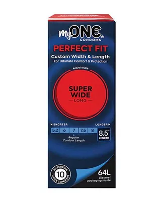 Презервативи MyONE Super Wide & Long, 10 шт, ONE (США)