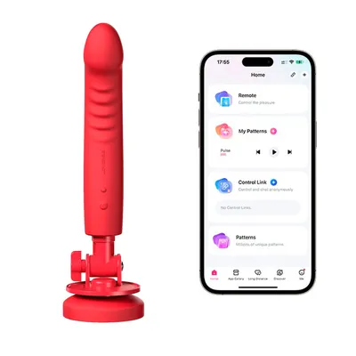 Смарт-дилдо Lovense Mission 2 Vibrating suction cup dildo із присоскою