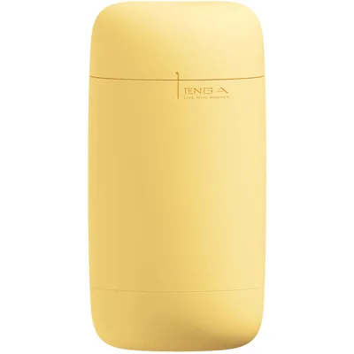 Мастурбатор TENGA PUFFY Custard Yellow, ультрам'який, наскрізний