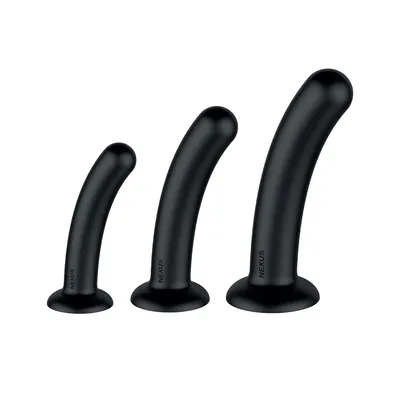 Набір дилдо Nexus Dilating Set — три розміри, силікон