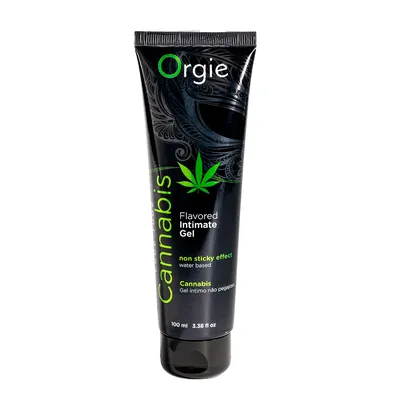 Лубрикант на водній основі Orgie Lube Tube Cannabis, 100 мл, їстівний, з олією конопель