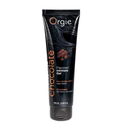 Лубрикант на водній основі Orgie Lube Tube Chocolate, 100 мл, смак і аромат темного шоколаду