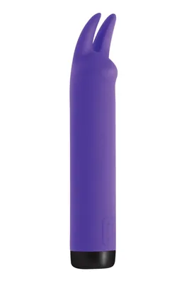 Вібратор S Pleasures Bullets Amethyst, фіолетовий, з двома відростками, 10 режимів