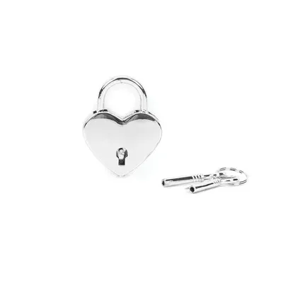 Замочок-сердечко Liebe Seele Heart Shape Padlock Silver (2 шт)