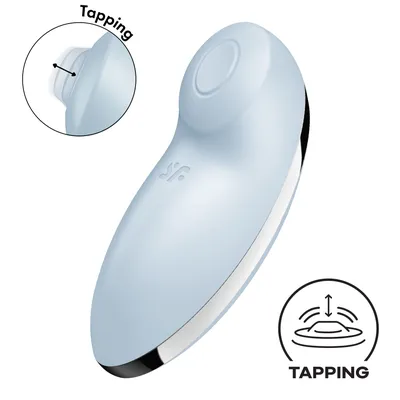 Вібростимулятор-пульсатор Satisfyer Tap & Climax 2 Blue