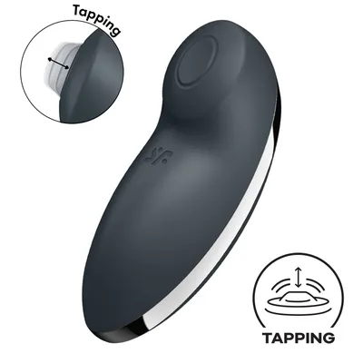 Вібростимулятор-пульсатор Satisfyer Tap & Climax 2 Grey