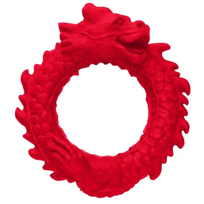 Ерекційне кільце-дракон Creature Cocks Rise of the Dragon Silicone Penis Ring – Red