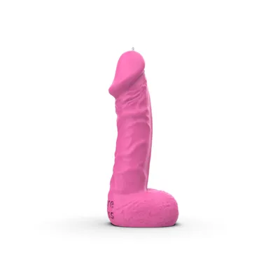 Свічка у формі члена Pure Bliss BIG Pink, 18 см