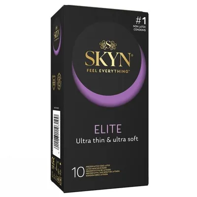 Безлатексні презервативи SKYN Elite, 10 шт, ультратонкі