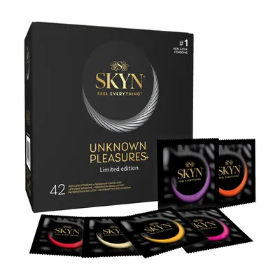 Безлатексні презервативи SKYN Unknown Pleasures, набір 42 шт, 6 видів