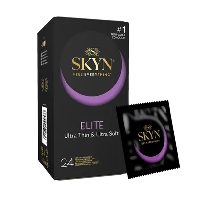 Безлатексні презервативи SKYN Elite, 24 шт, ультратонкі