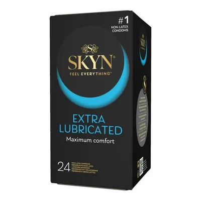 Безлатексні презервативи SKYN Extra Lubricated, 24 шт