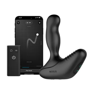 Смарт-масажер простати Nexus Revo Stealth with APP, вібрація + ротація, пульт ДУ