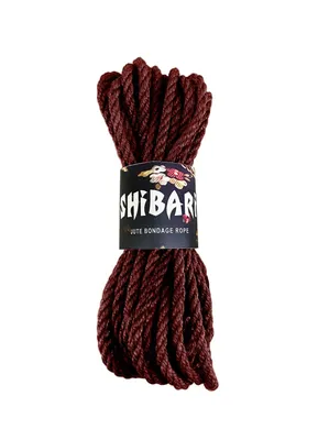 Джутова мотузка для шибарі Feral Feelings Shibari Rope, 8 м, коричнева