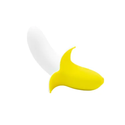 Вібратор-банан Banana Bliss Mini Silicone Vibrator, вагінально-кліторальна стимуляція