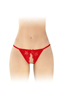 Мереживні трусики з доступом Fashion Secret Zoe Red