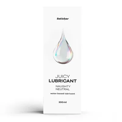 Лубрикант на водній основі Satisfyer Juicy Lubricant Naughty Neutral 300 мл
