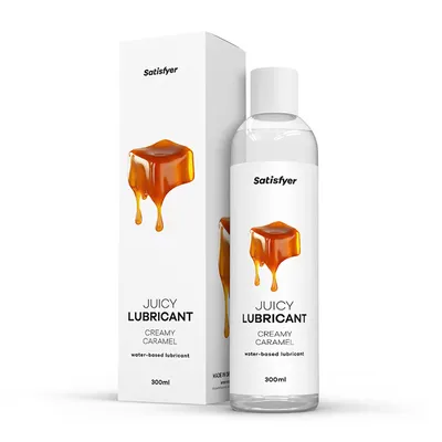 Лубрикант на водній основі Satisfyer Juicy Lubricant Creamy Caramel, 300 мл