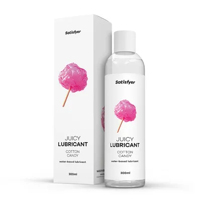 Лубрикант на водній основі Satisfyer Juicy Lubricant Cotton Candy 300 мл