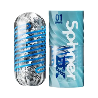 Мастурбатор Tenga Spinner DX 01 Drops зі спіральним рельєфом