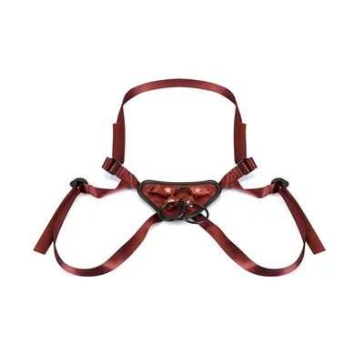 Трусики для страпона Liebe Seele Wine Red Strap-on Harness