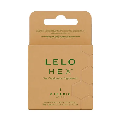 Презервативи LELO HEX Condoms Organic, 3 шт