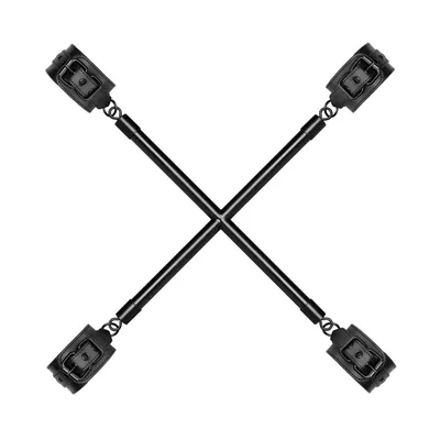Хрестовина для фіксації Bedroom Fantasies Hog Tie Cross Bar With Cuffs
